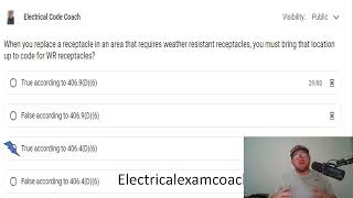 134 Electrical Question of the Day Weather Resistant receptacles 406 [upl. by Yeloc403]