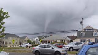 Tornado Waterspout Seaside Park NJ [upl. by Haropizt993]