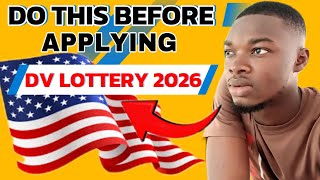 Do This Before Applying For The DV Lottery 2026Photo Requirements [upl. by Sanoy955]