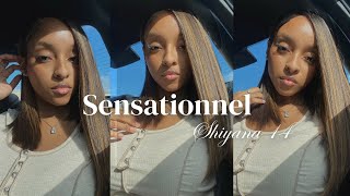 Wig Install Sensationnel 13x6 HD What Lace Human Hair Blend Lace Front Wig Shiyana 14 [upl. by Yras]