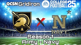 Season 1 Conference Championship Army vs Navy  EA SPORTS College Football 25 [upl. by Casey]