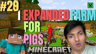 FINALLY PIG IN THE BARN  MINECRAFT VLOG 29 [upl. by Nuhsal]