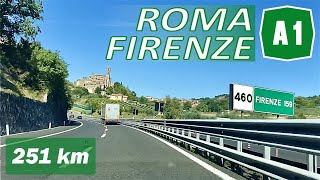 A1  ROMA  FIRENZE  Autostrada del Sole [upl. by Zeiger]