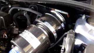 TOYOTA COROLLA CARBON CHAMBER AIR INTAKE [upl. by Anidualc389]