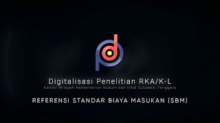 dpark 08 Referensi Standar Biaya Masukan SBM [upl. by Ratib]