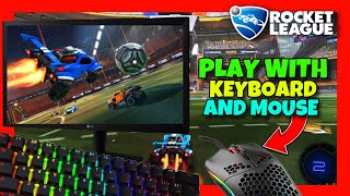 How to PLAY Rocket League With KEYBOARD and MOUSE in PC ✅ 2024 TIPS  USE Keyboard amp Mouse in RL [upl. by Toll]