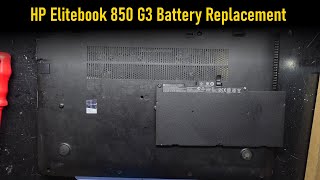 HP Elitebook 850 G3 Battery Replacement [upl. by Persons21]