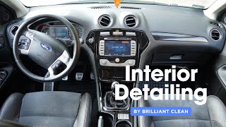 Ford Mondeo MK4 interior detailing  Brilliant Clean 4K [upl. by Viki315]