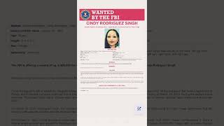 wanted FBI Cindy Rodriguez Singh texas india fbi [upl. by Ise]