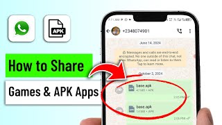 How to Share Games amp APK Apps to WhatsApp [upl. by Azilem]