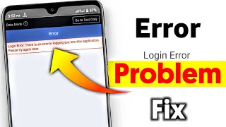 Login Error there is an error in logging you into this application problem [upl. by Kopaz]