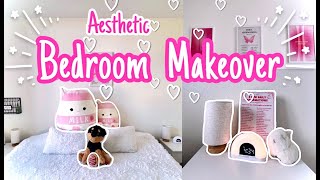 AESTHETIC BEDROOM MAKEOVER IN A NEW amp SIMPLE TRANSFORMATION 🌷 [upl. by Etaner325]