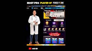 Most Pro Player UID  Free Fire Ka Sabse Pro Player Kon Hai  shorts [upl. by Adnical178]