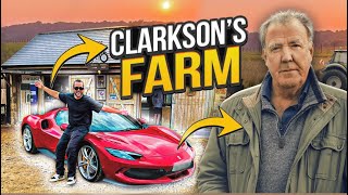 VISITING CLARKSON’S FARM IN A FERRARI 296 [upl. by Ynohtnacram]