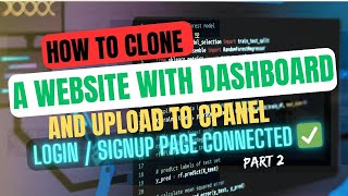 How To Clone A WebsiteHow to copy a website and upload to cpanel  stepbystep guide [upl. by Eseneg990]