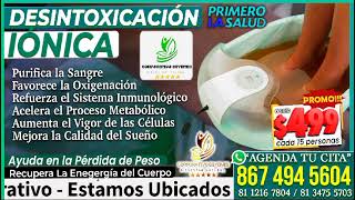 Desintoxicación ionica Nuevo Laredo Monterrey Cd Victoria Salud Integral Egyemis [upl. by Norrat]