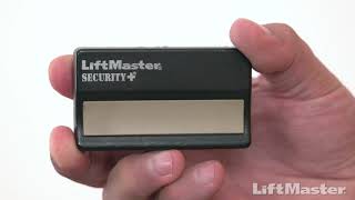 How to Program LiftMasters 971LM and 973LM Remote Controls to a Garage Door Opener [upl. by Anived21]