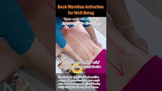 Back Meridian Activation for WellBeing [upl. by Llenrev]