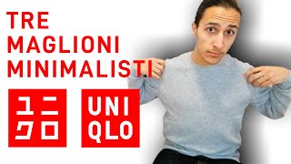 HO COMPRATO 3 MAGLIONI UNIQLO tutti uguali tutti grigi PERCHÈ [upl. by Finbur]