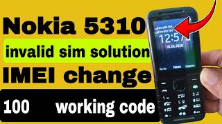 nokia 5310 imei change code [upl. by Leahcar]