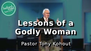 Lessons of a Godly Woman Sermon [upl. by Nnylrefinnej]