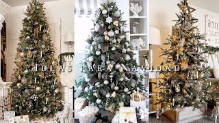 TENDENCIAS NAVIDEÑAS 20232024 🎄🎅 ARBOLES de NAVIDAD en TENDENCIA🎄 IDEAS para NAVIDAD [upl. by Ahsena]