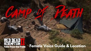 Red Dead Redemption 2 Camp of Death  Cholla Springs  Guide  Location [upl. by Marybeth198]