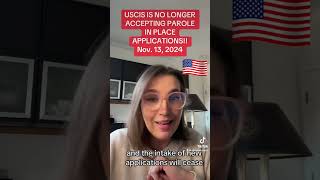 USCIS has officially stopped accepting PIP applications [upl. by Liddle]