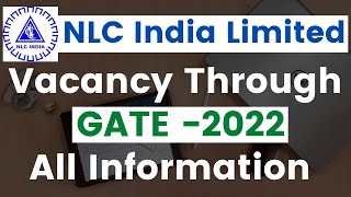 NLC GET Recruitment Through GATE 2022  All Information  Salary  Apply Online [upl. by Rosati]