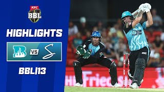 Brisbane Heat v Adelaide Strikers  BBL13 [upl. by Borchert]