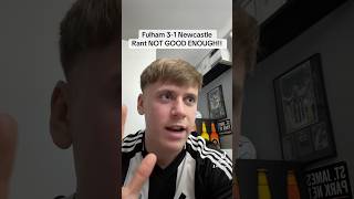 Fulham vs Newcastle 31 Rant… NUFC NEWCASTLE NEWCASTLEUNITED FULHAM FULHAMFC [upl. by Heidt]