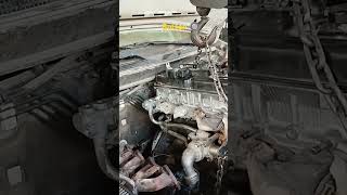 L200 engine fitting in said automobile mechanic repair garage [upl. by Eedyaj480]