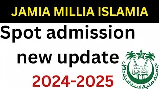 Jamia Admission new Update 2024 JMI Spot Admission 2024  Nai Udaan Hindi [upl. by Lleroj]