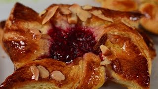 Danish Pastry Recipe Demonstration  Joyofbakingcom [upl. by Yseulta]