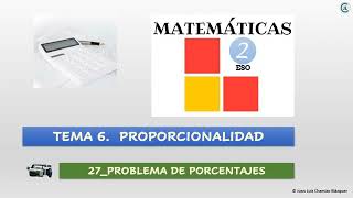 27 PROPORCIONALIDAD [upl. by Locklin]