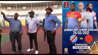 BARRAGE QATAR 2022 PRODUCTION DU MATCH RDC  MAROC LA RTNC DÉLAISSÉE AU PROFIT D’UNE CHAÎNE PRIVÉE [upl. by Anaeel]