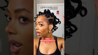 OMG yall don’t want to miss this hairstyle trendingvideo shorts lifeofmelaninbanc [upl. by Werdna]