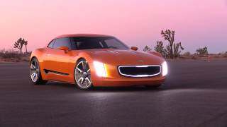 Kia GT4 Stinger concept BRoll video [upl. by Celina]