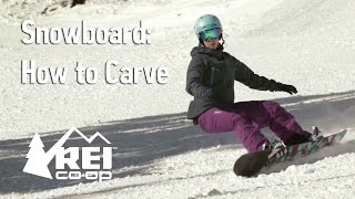 Snowboarding How to Carve [upl. by Akkin664]