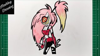 How to Draw Cherri Bomb from Hazbin Hotel [upl. by Dex]