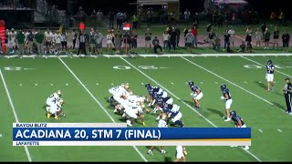 Bayou Blitz Week 3 Acadiana High School Football Scores amp Highlights Friday [upl. by Wolff]