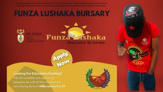 How to Apply Online for Funza Lushaka Bursary 💻 [upl. by Bolanger504]