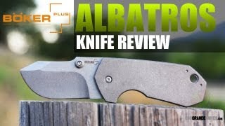 Boker Plus Albatros 01BO621 Folding Knife Review  OsoGrandeKnives [upl. by Bronny]