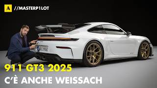 Nuova PORSCHE 911 GT3 2025  Cè anche WEISSACH Da 215000 euro [upl. by Ailey]