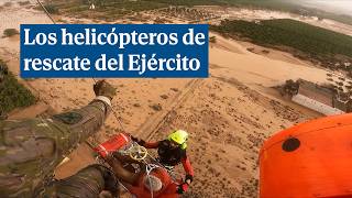 Impactantes imágenes de los rescatistas del Batallón de Helicópteros del Ejército [upl. by Yrrag]