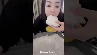 Freezer frost ice eating asmr [upl. by Donegan]