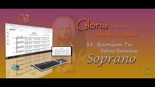 Gloria of Vivaldi RV 589 No11 Quoniam Tu Solus Sanctus of Soprano [upl. by Hagile]