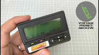 The classic Motorola Advisor pager from 1991 [upl. by Scuram889]