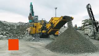 Application  Keestrack R3 Impact Crusher [upl. by Pickford670]