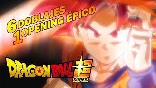 Dragon Ball Super  Vuela Pega y Esquiva  6 Doblajes 1 Opening Épico reacción crítica y parodias [upl. by Wei]